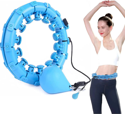 Weighted Hula Hoop – Adjustable Fit Hoop for Weight Loss